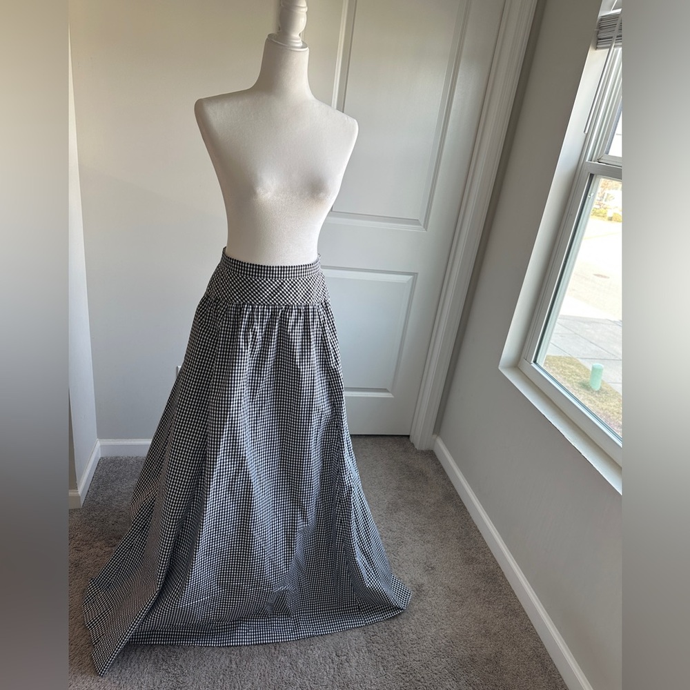 J.Crew Ball skirt in gingham
